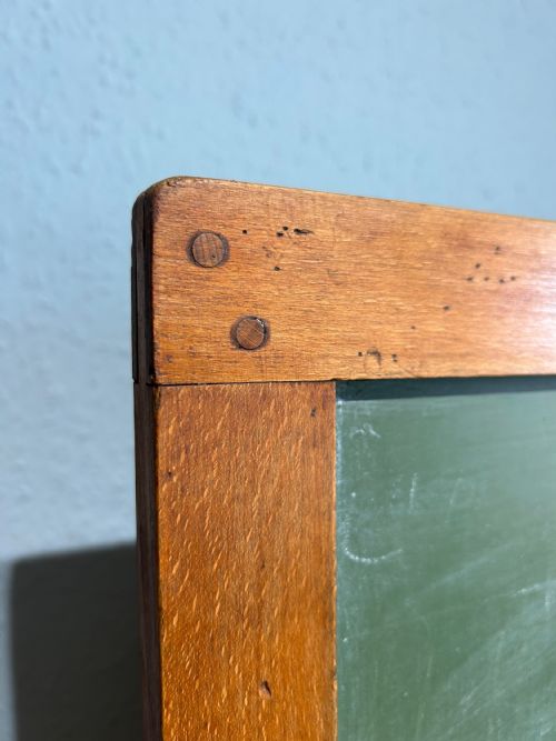 LARGE DOUBLE SIDED ANTIQUE SCHOOL BLACKBOARD - ADDITIONAL PHOTO 5