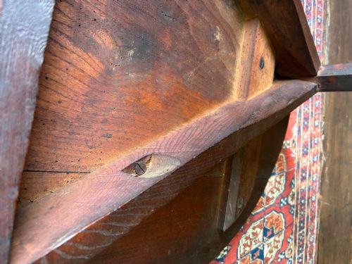 ELM AND FRUITWOOD CRICKET TABLE CIRCA 1790 - ADDITIONAL PHOTO 14