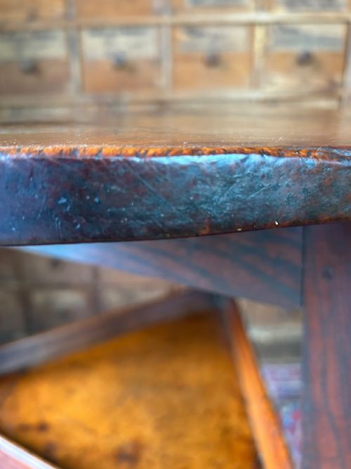 ELM AND FRUITWOOD CRICKET TABLE CIRCA 1790 - ADDITIONAL PHOTO 7