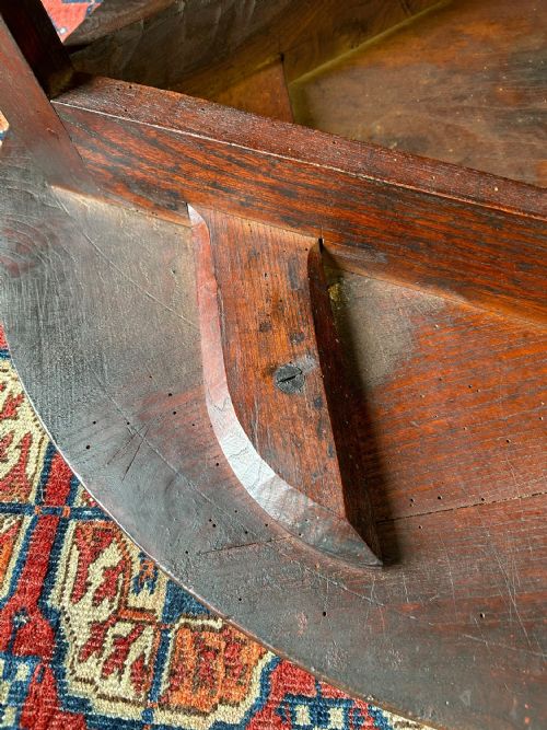 ELM AND FRUITWOOD CRICKET TABLE CIRCA 1790 - ADDITIONAL PHOTO 12