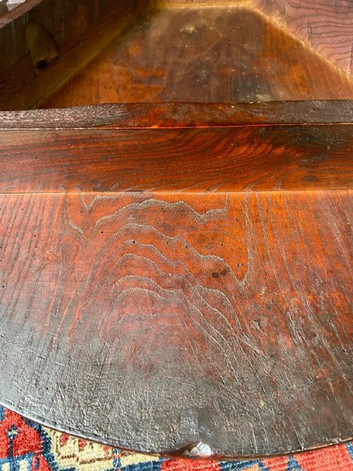 ELM AND FRUITWOOD CRICKET TABLE CIRCA 1790 - ADDITIONAL PHOTO 17