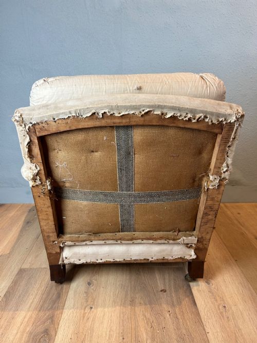 HOWARD AND SONS LTD BRIDGEWATER STYLE ARM CHAIR - ADDITIONAL PHOTO 3