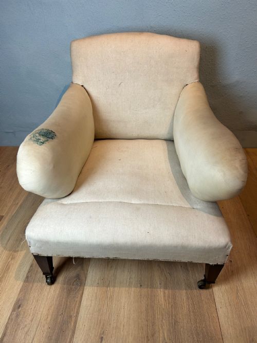 HOWARD AND SONS LTD BRIDGEWATER STYLE ARM CHAIR - ADDITIONAL PHOTO 7