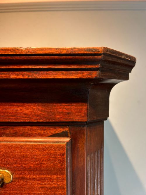 TALLBOYCHEST ON CHEST IN VIRGINIAN WALNUT CIRCA 1750 - ADDITIONAL PHOTO 3