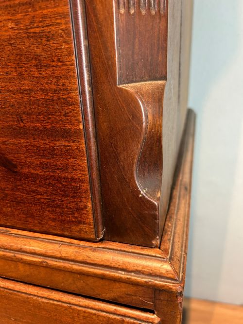 TALLBOYCHEST ON CHEST IN VIRGINIAN WALNUT CIRCA 1750 - ADDITIONAL PHOTO 7