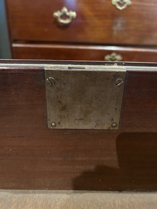 TALLBOYCHEST ON CHEST IN VIRGINIAN WALNUT CIRCA 1750 - ADDITIONAL PHOTO 9