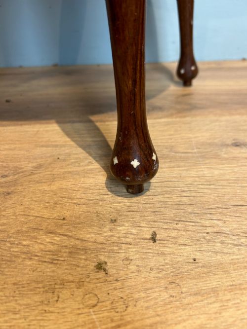 ANTIQUE HOSHIAPUR ANGLO INDIAN BONE INLAID SIDE TABLE - ADDITIONAL PHOTO 1