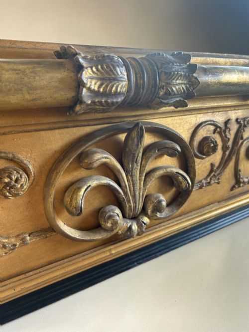 LARGE REGENCY GILDED PIER MIRROR CIRCA 1825 - ADDITIONAL PHOTO 1