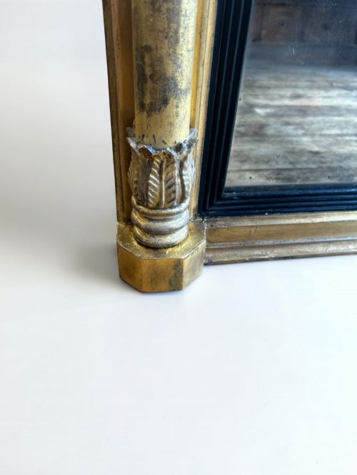 LARGE REGENCY GILDED PIER MIRROR CIRCA 1825 - ADDITIONAL PHOTO 4
