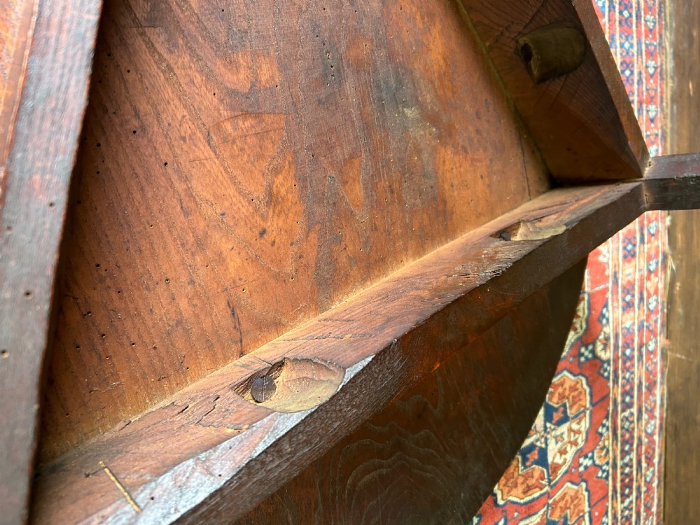 Elm and Fruitwood Cricket Table, Circa 1790 View XIV