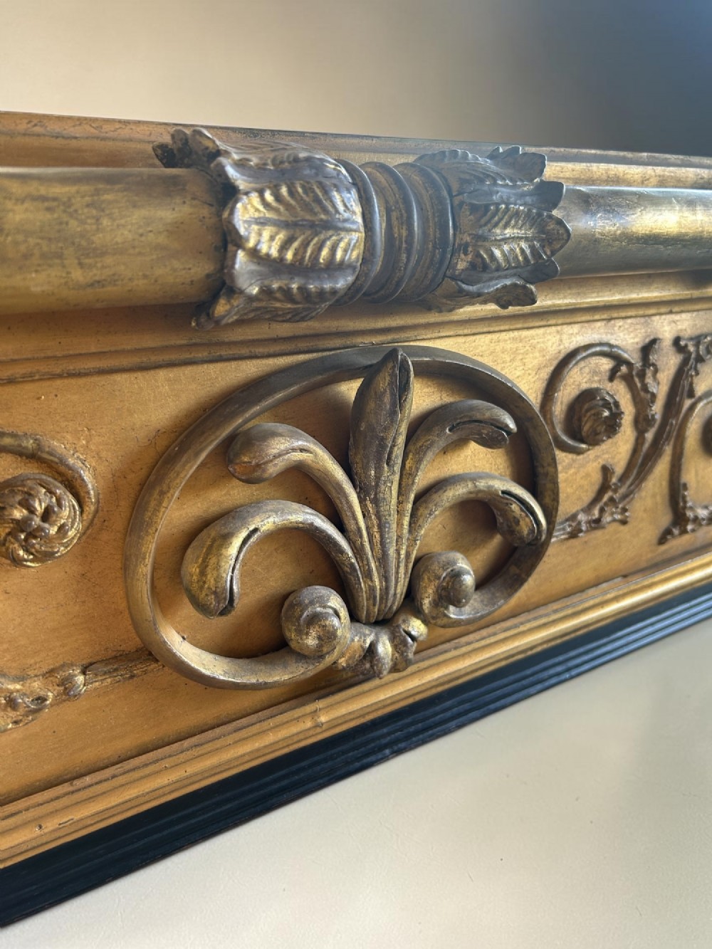 Large Regency Gilded Pier Mirror Circa 1825 View II