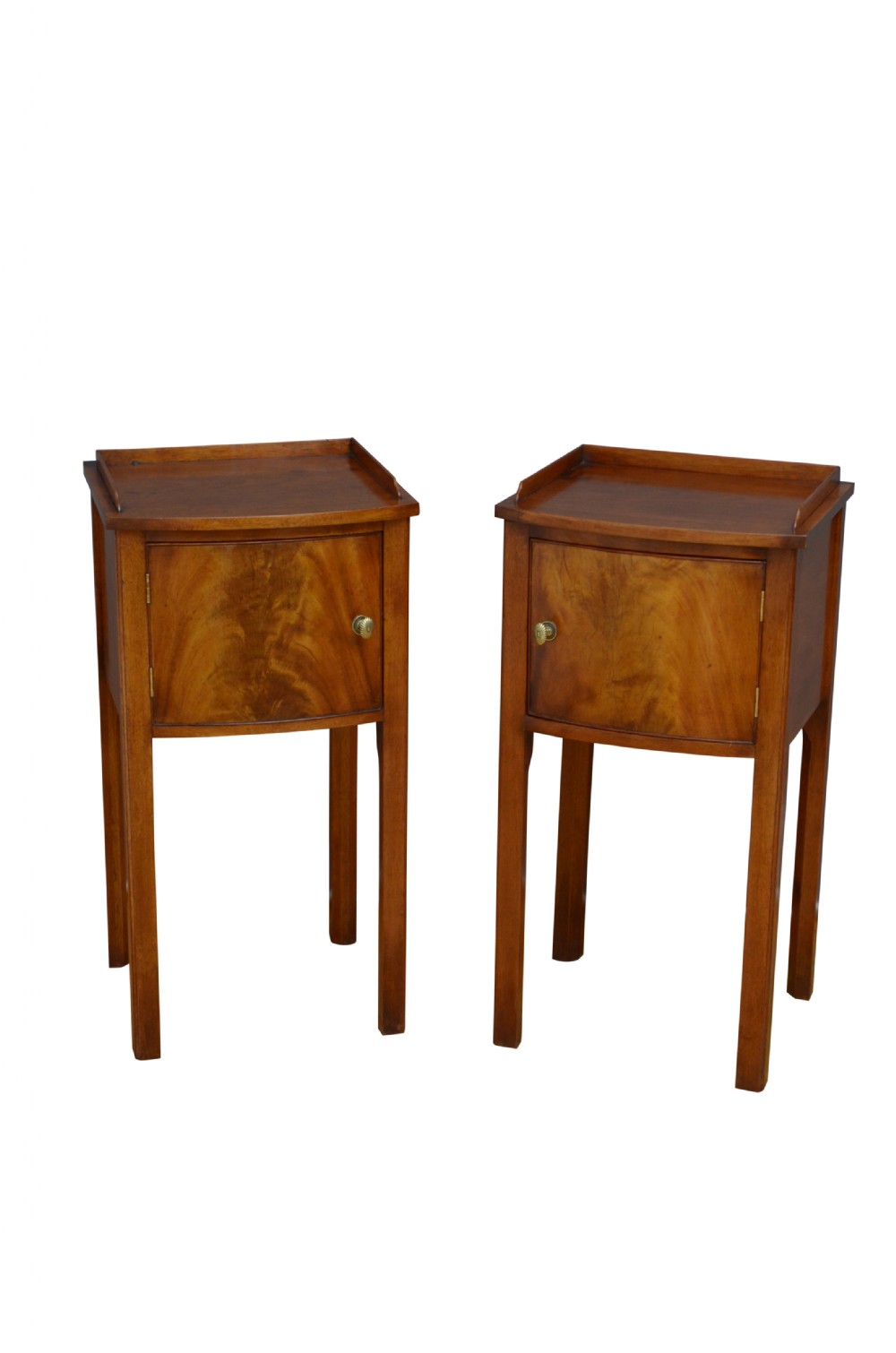 Sheraton Revival Pair of Bedside Cabinets