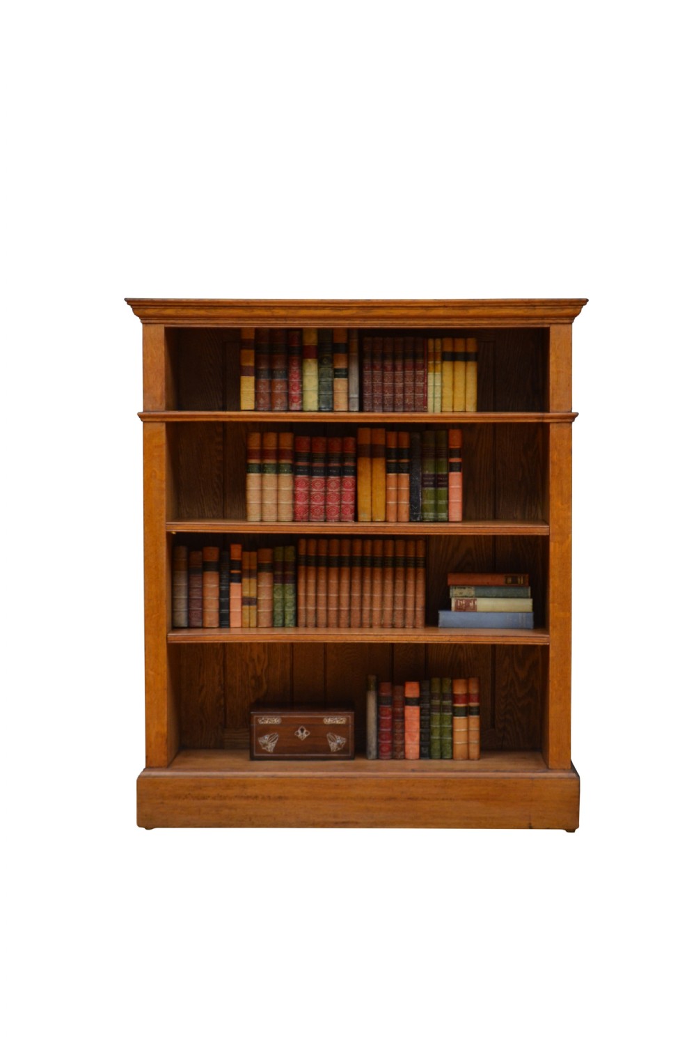 Arts and Crafts Oak Open Bookcase