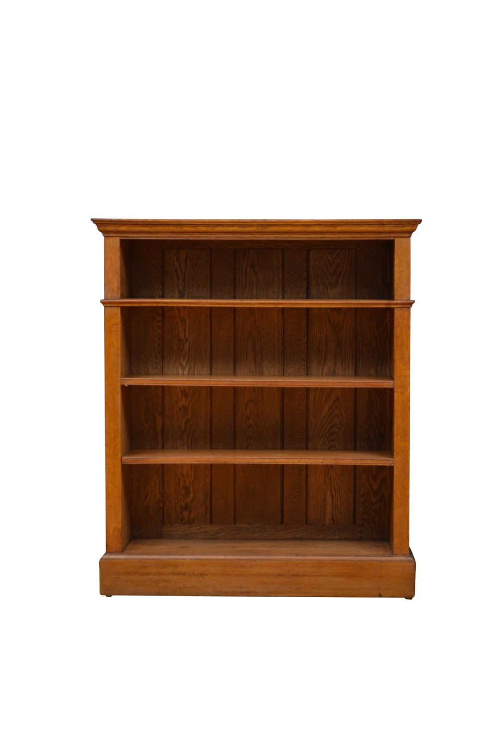 Arts and Crafts Oak Open Bookcase View II