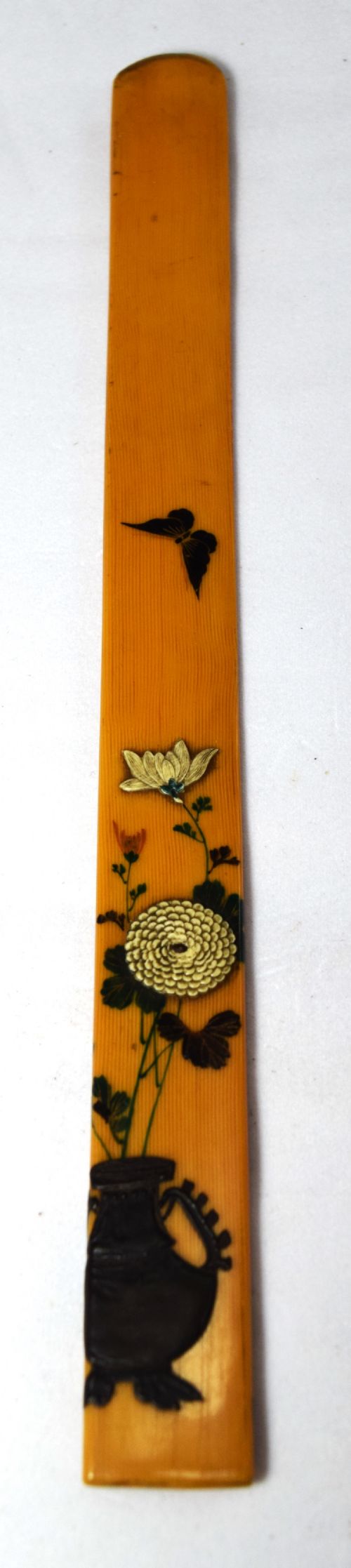 Japanese Shibayama Bamboo Paper Knife/page Turner