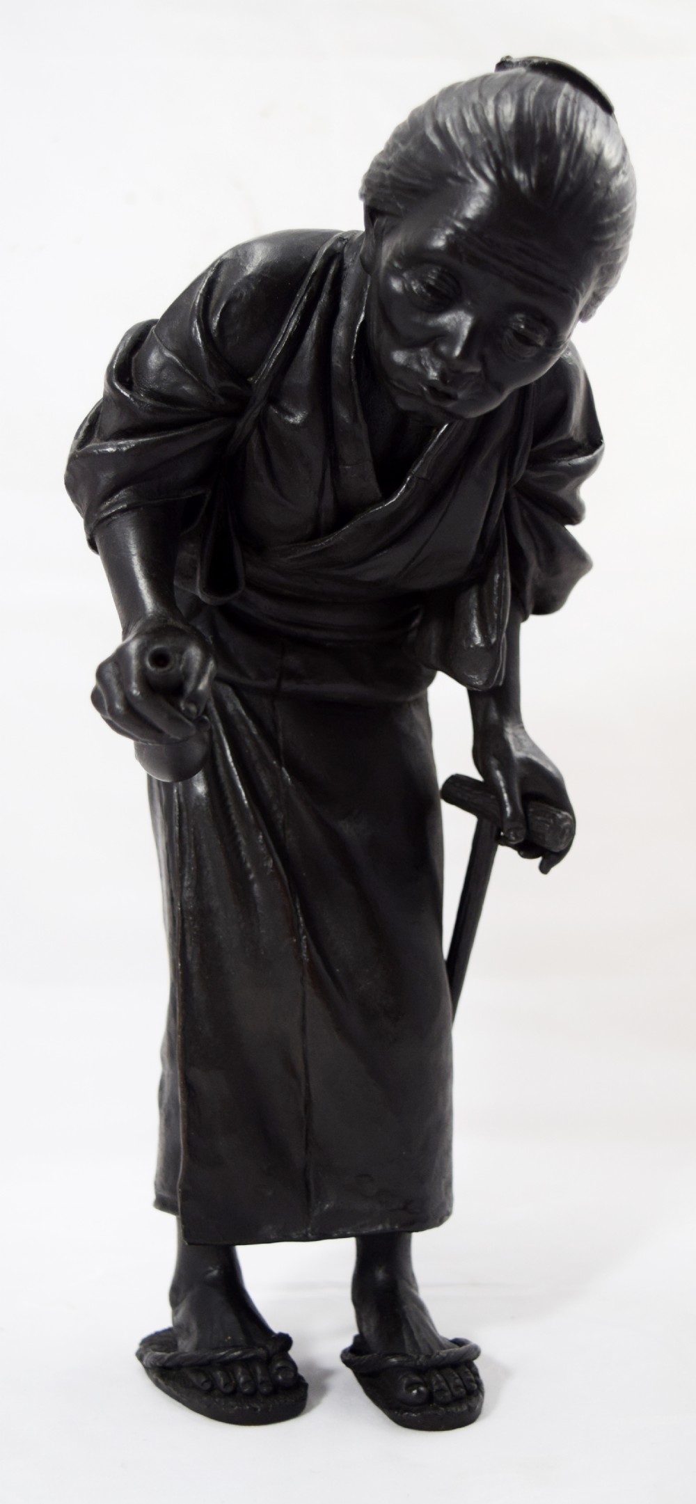 CHARMING JAPANESE TOKYO SCHOOL BRONZE BY UDAGAWA KAZUO View IX