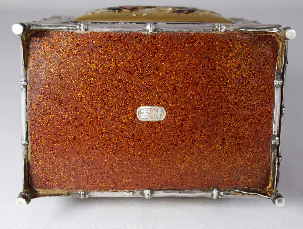 A FABULOUS MINIATURE JAPANESE SILVER SHIBAYAMA KODANSU View XI
