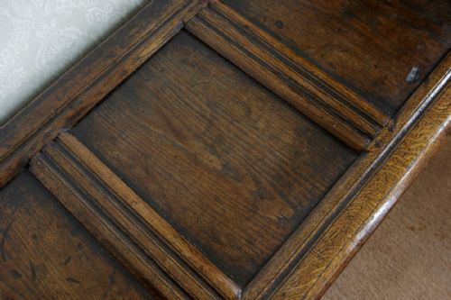 GOOD 17TH CENTURY OAK COFFER WITH EXCELLENT PATINA - ADDITIONAL PHOTO 8