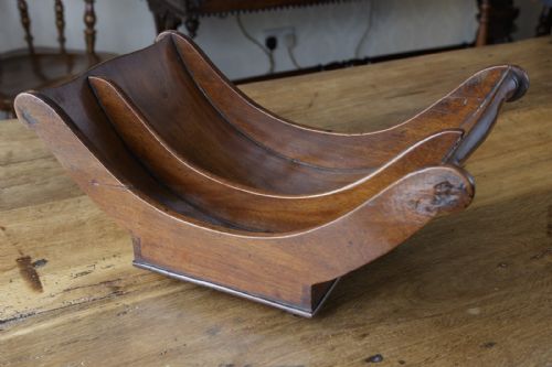 GEORGE III MAHOGANY CHEESE COASTER WITH BRASS ROLLER CASTORS - ADDITIONAL PHOTO 1