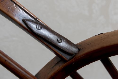 LOWBACK WINDSOR CHAIR WITH AN ASH SEAT - ADDITIONAL PHOTO 2