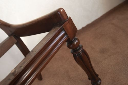 SET OF SIX VICTORIAN MAHOGANY BALLOON BACK CHAIRS - ADDITIONAL PHOTO 6