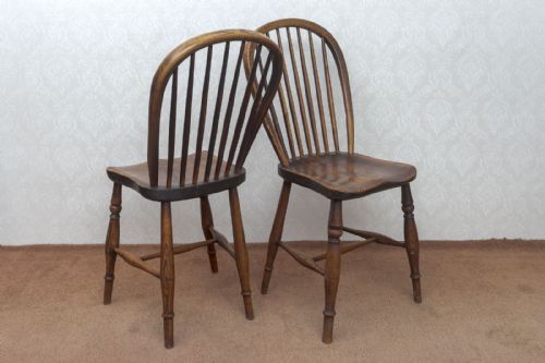 SIX PERIOD WINDSOR SIDE CHAIRS - ADDITIONAL PHOTO 1