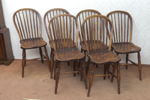 six period windsor side chairs - CATEGORY: ANTIQUE CHAIRS - DATED 19TH CENTURY
