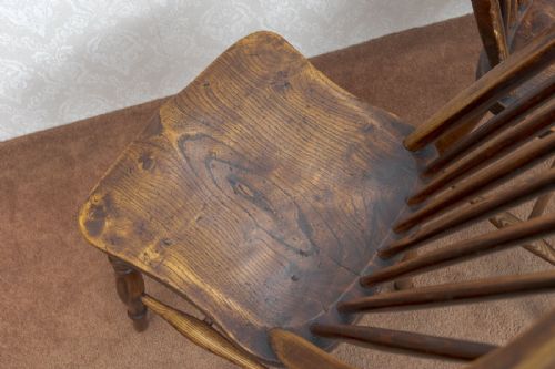 SIX PERIOD WINDSOR SIDE CHAIRS - ADDITIONAL PHOTO 5