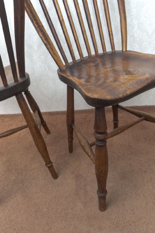 SIX PERIOD WINDSOR SIDE CHAIRS - ADDITIONAL PHOTO 6