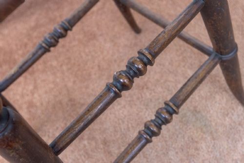 EARLY 19TH CENTURY ASH STOOL - ADDITIONAL PHOTO 4
