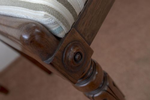 SET OF SIX MAHOGANY DINING CHAIRS - ADDITIONAL PHOTO 8