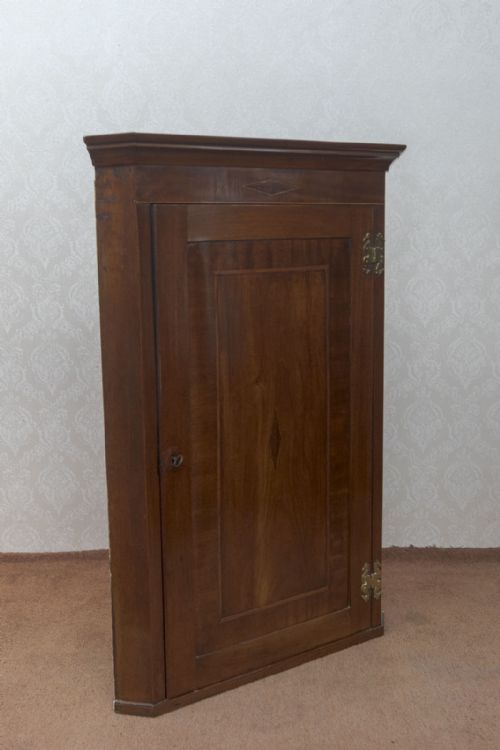 18TH CENTURY MAHOGANY CORNER CUPBOARD - ADDITIONAL PHOTO 7