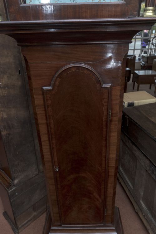 EIGHT DAY MAHOGANY CLOCK WITH SECOND HAND - ADDITIONAL PHOTO 3