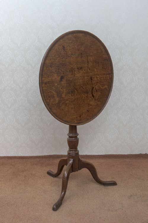 SMALL DISH TOP TRIPOD TABLE OF VERY GOOD COLOUR - ADDITIONAL PHOTO 1