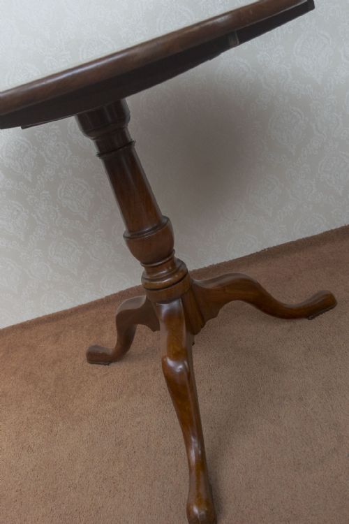 VERY GOOD 18TH CENTURY CIRCULAR TRIPOD TABLE IN MAHOGANY - ADDITIONAL PHOTO 3