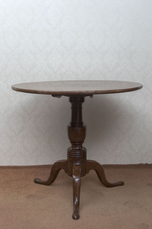 EXCEPTIONALLY RARE BURR WOOD TRIPOD - ADDITIONAL PHOTO 1