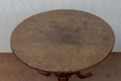 EXCEPTIONALLY RARE BURR WOOD TRIPOD - ADDITIONAL PHOTO 2