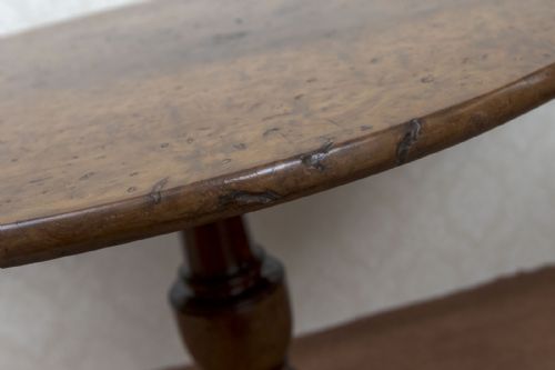 EXCEPTIONALLY RARE BURR WOOD TRIPOD - ADDITIONAL PHOTO 3