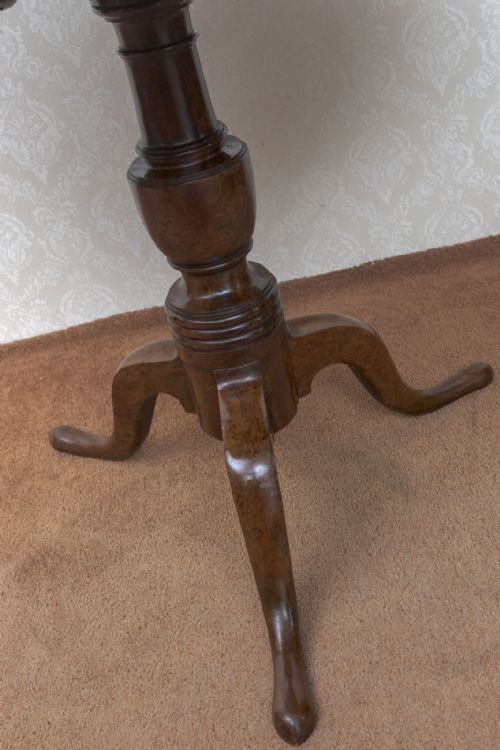 EXCEPTIONALLY RARE BURR WOOD TRIPOD - ADDITIONAL PHOTO 4