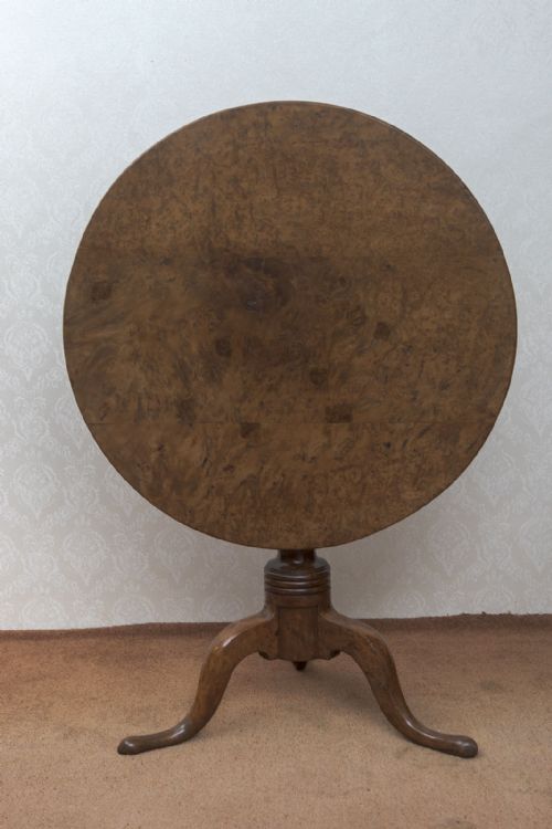 EXCEPTIONALLY RARE BURR WOOD TRIPOD - ADDITIONAL PHOTO 9