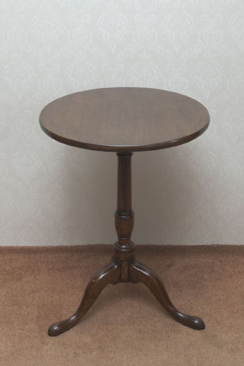 18TH CENTURY OAK TRIPOD TABLE OF SMALL SIZE - ADDITIONAL PHOTO 1