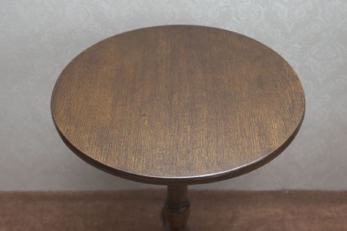 18TH CENTURY OAK TRIPOD TABLE OF SMALL SIZE - ADDITIONAL PHOTO 2