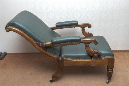 WILLIAM IV PERIOD ROSEWOOD RECLINING ARMCHAIR - ADDITIONAL PHOTO 1