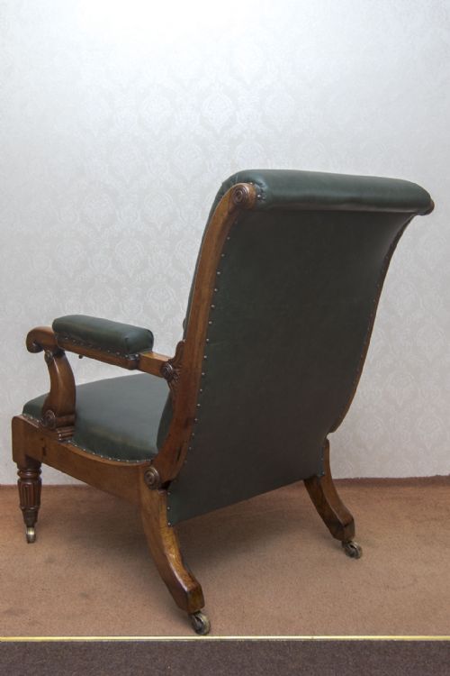 WILLIAM IV PERIOD ROSEWOOD RECLINING ARMCHAIR - ADDITIONAL PHOTO 9