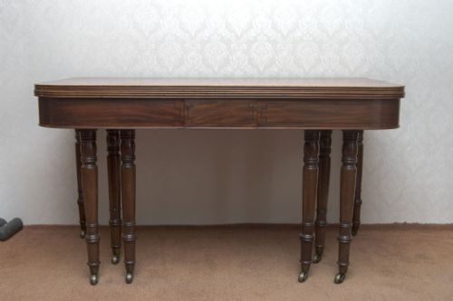 RARE GEORGE III MAHOGANY EXTENDING DINING TABLE - ADDITIONAL PHOTO 3
