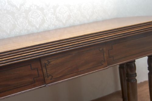 RARE GEORGE III MAHOGANY EXTENDING DINING TABLE - ADDITIONAL PHOTO 5