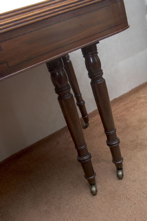 RARE GEORGE III MAHOGANY EXTENDING DINING TABLE - ADDITIONAL PHOTO 6