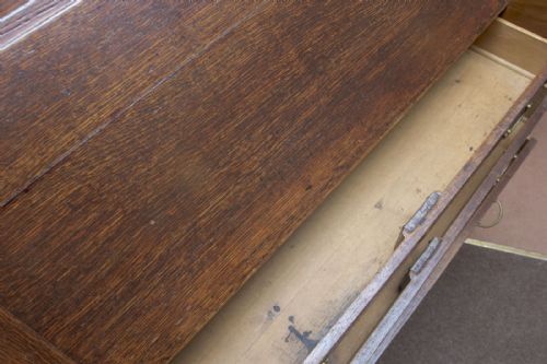 GEORGIAN OAK BUREAU OF SMALL SIZE - ADDITIONAL PHOTO 3