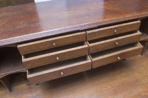 GEORGIAN OAK BUREAU OF SMALL SIZE - ADDITIONAL PHOTO 6
