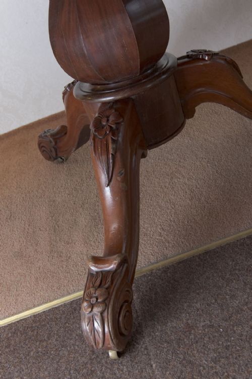GOOD VICTORIAN CIRCULAR DINING TABLE - ADDITIONAL PHOTO 3
